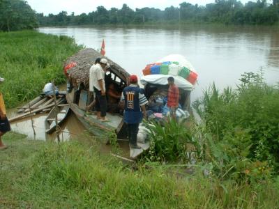 boats at Morona